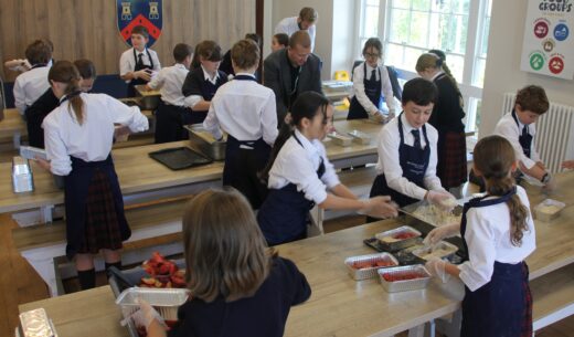 students cooking