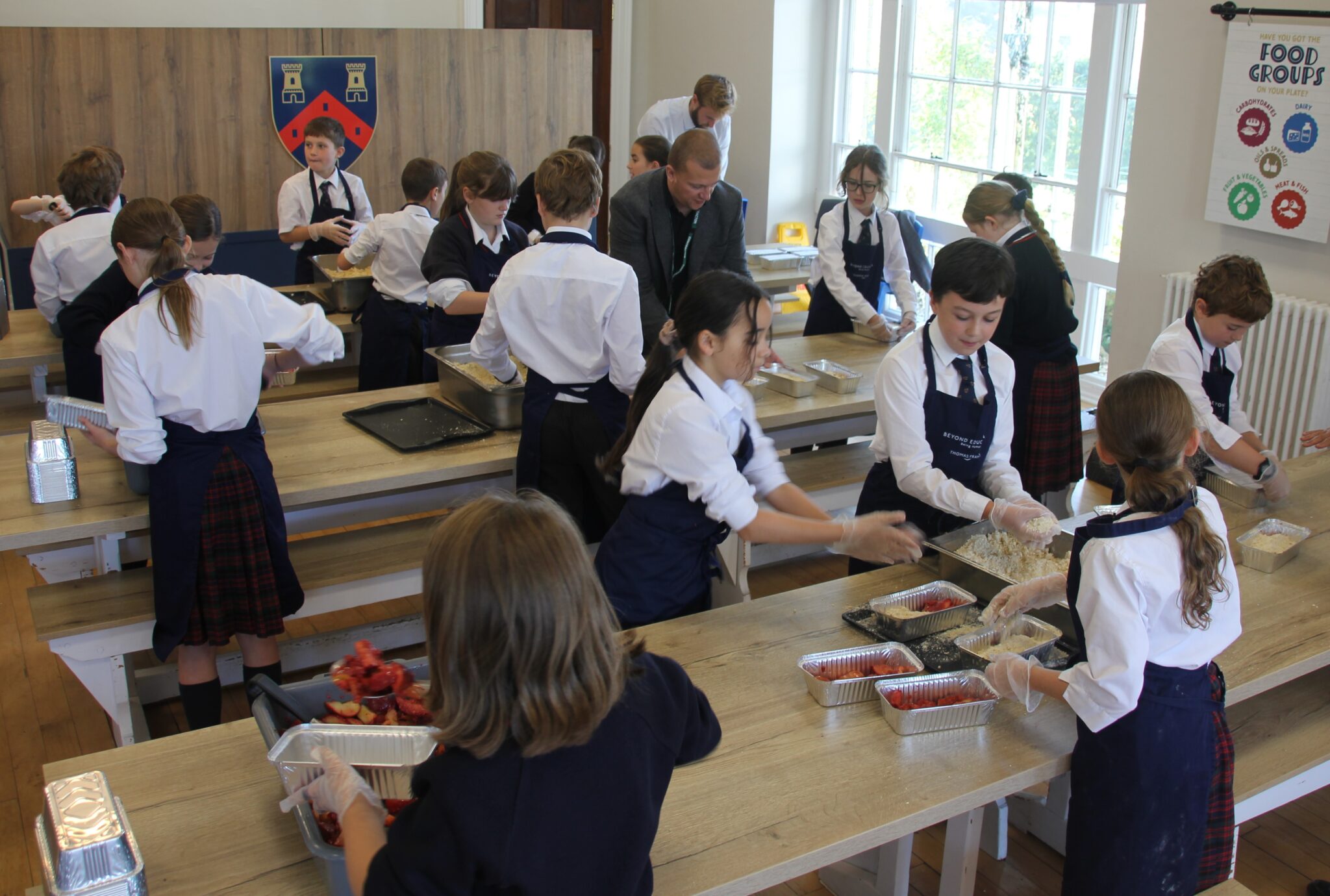 students cooking